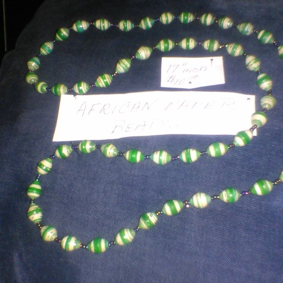 African Paper Bead Jewelry - Picture 2 of 4